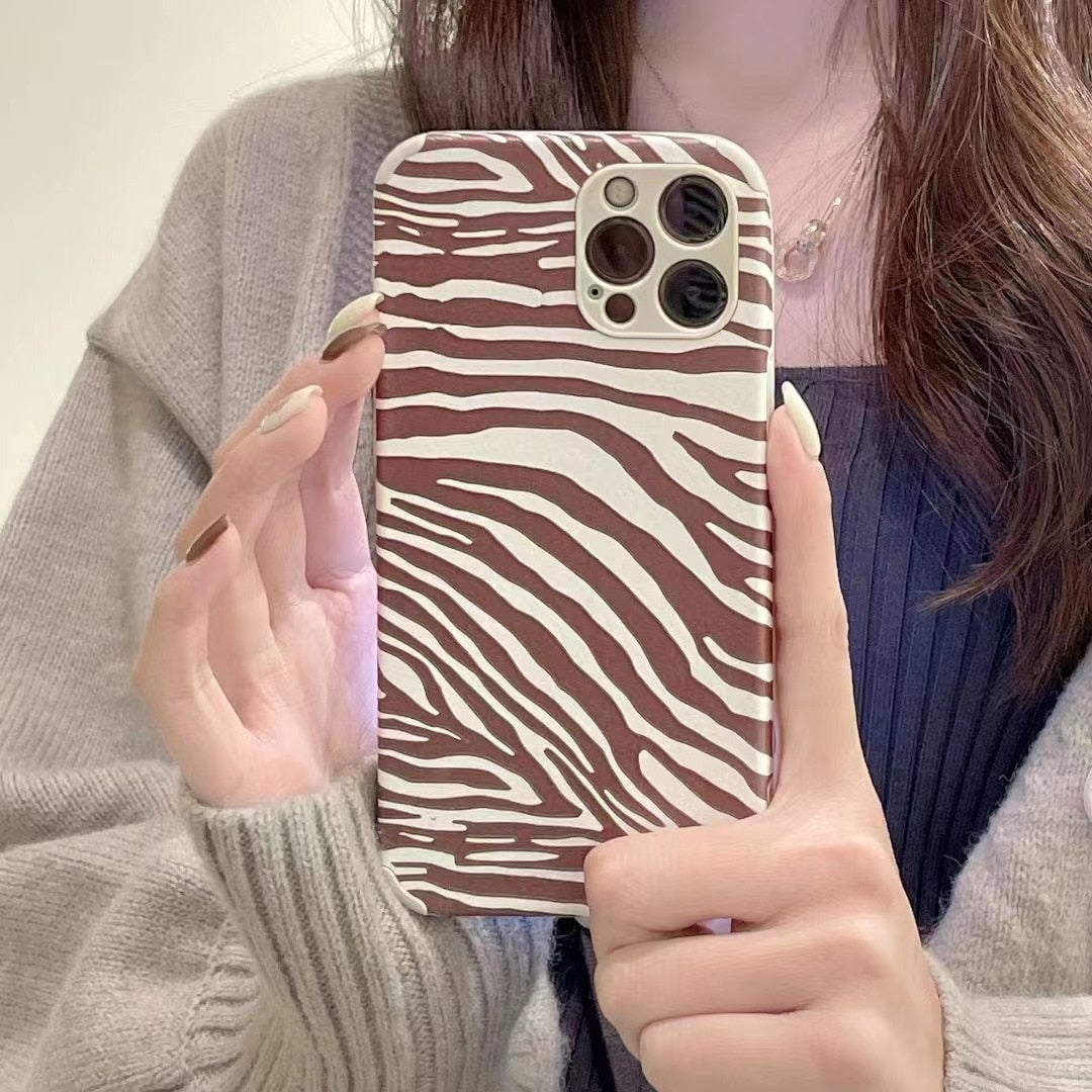 Cover iPhone con Fantasia Zebrata da Donna