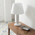 Lume Pigna Cilindro in Ceramica di Caltagirone h 60 cm - White Line