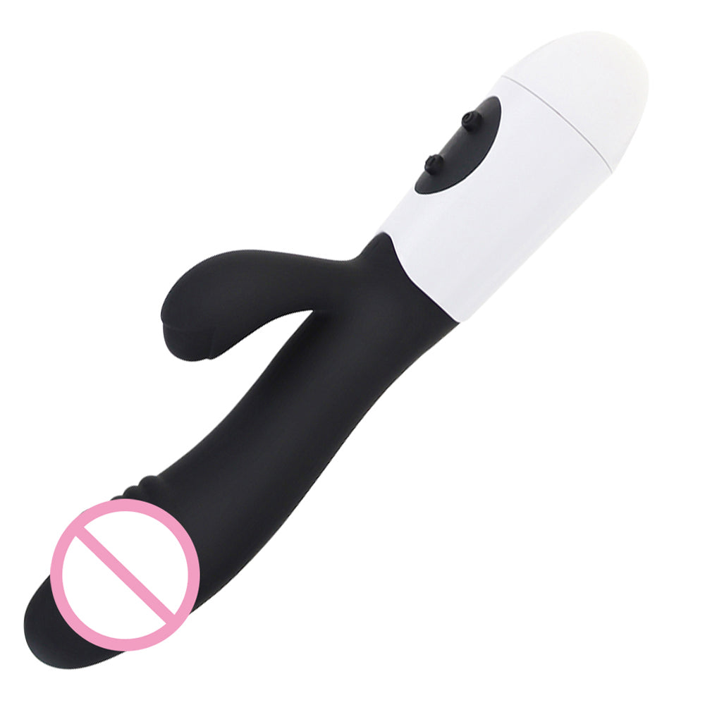 Vibratore Rabbit Dildo in Silicone per Punto G