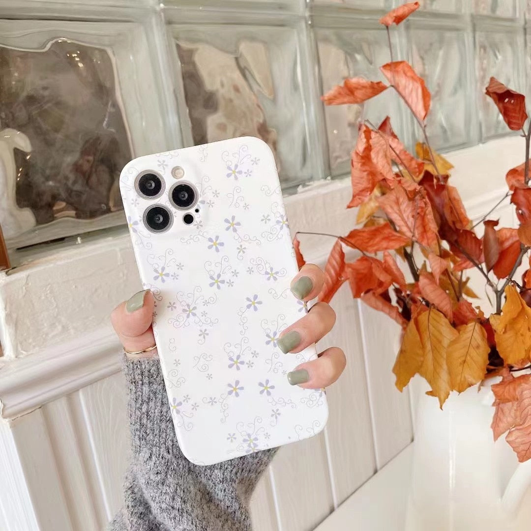 Cover iPhone con Stampa Floreale da Donna