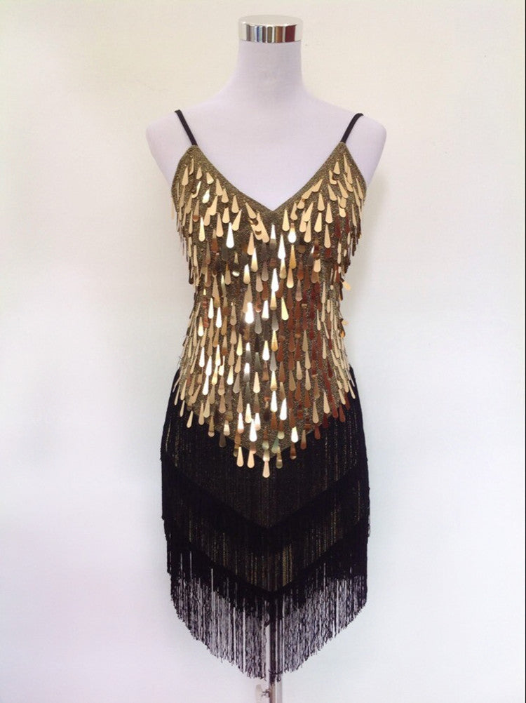 Miniabito Flapper Lucido da Donna