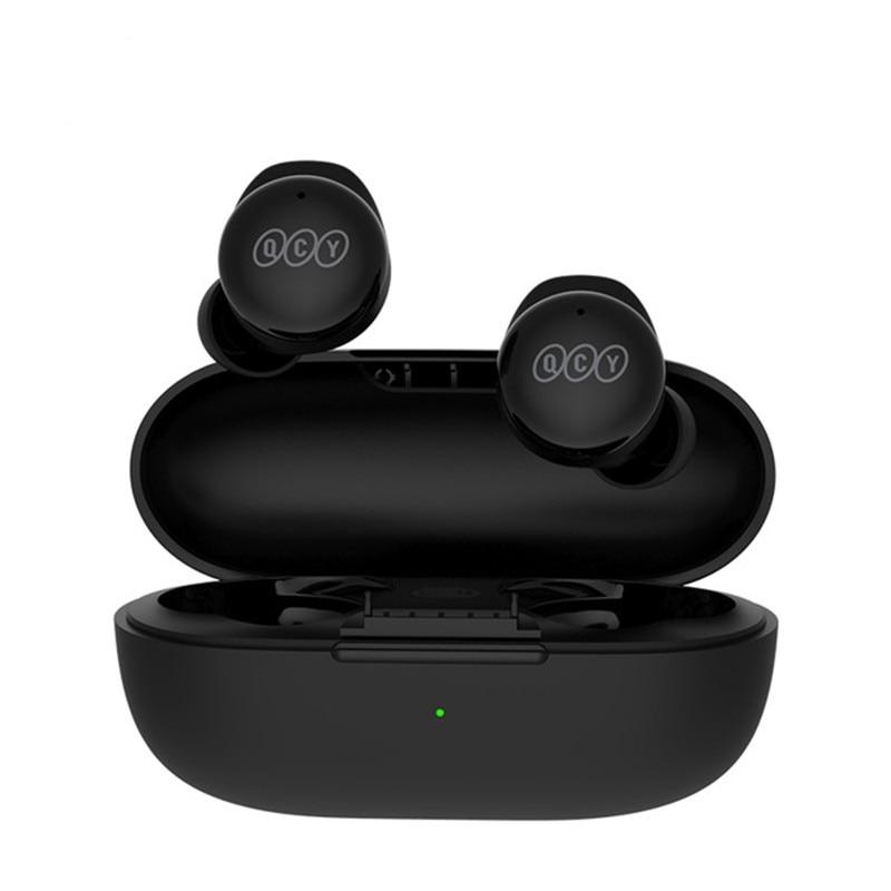 Auricolari Bluetooth con Doppio Microfono e Custodia di Ricarica
