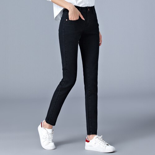 Jeans Skinny in Denim da Donna