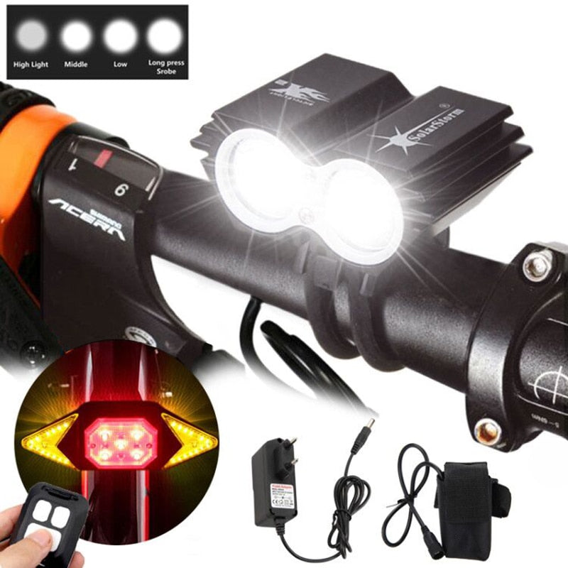 7000 Lumens Bike Front Handlebar LED Light