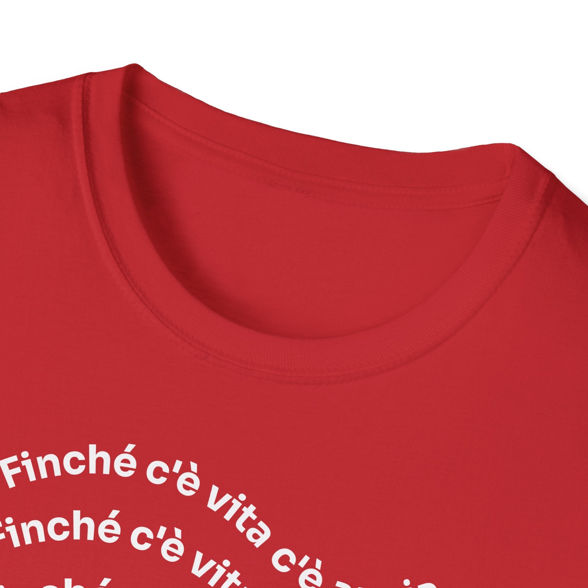 T-shirt Unisex C È ANSIA Stile Casual Moda