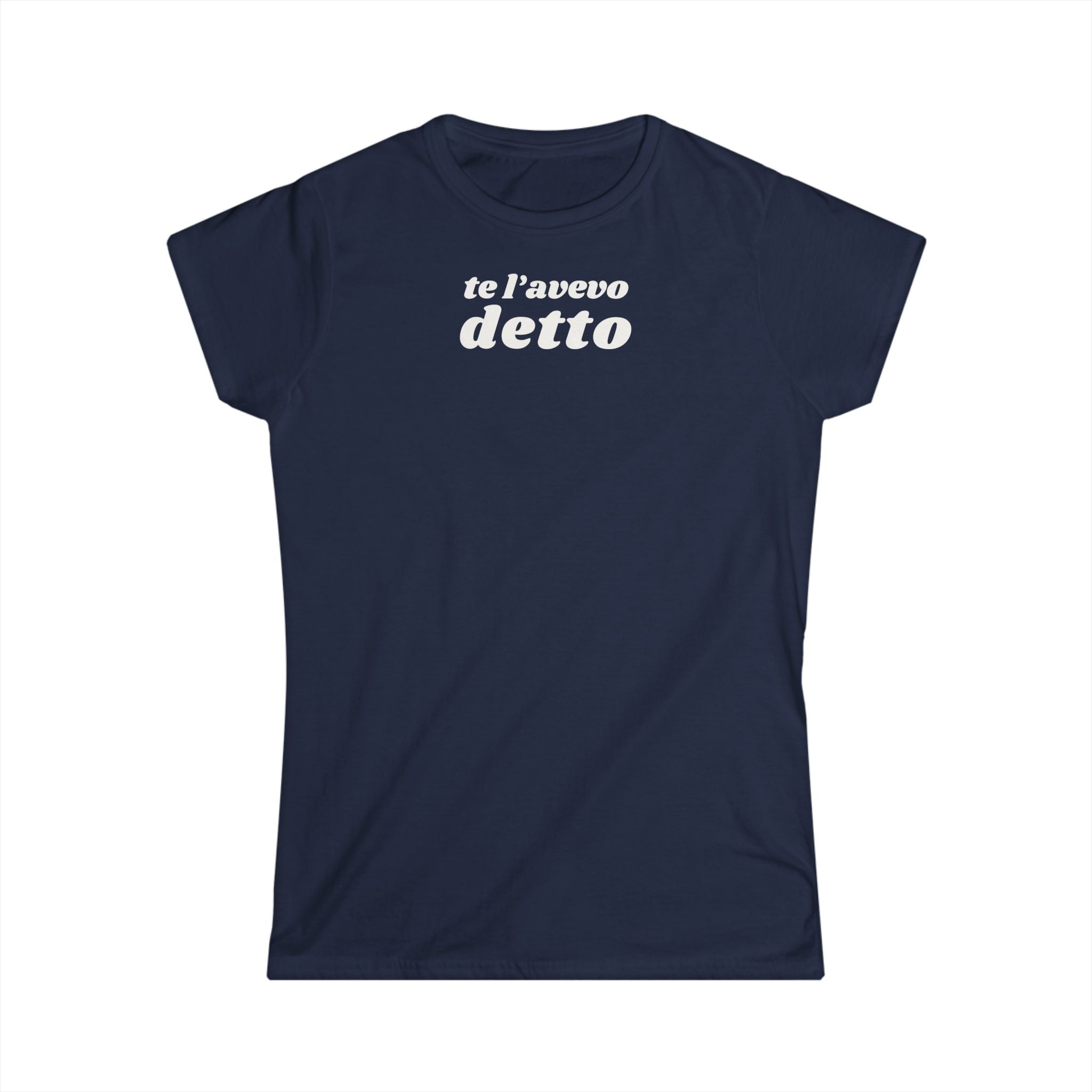 T-shirt Donna TE L’AVEVO DETTO Stile Casual