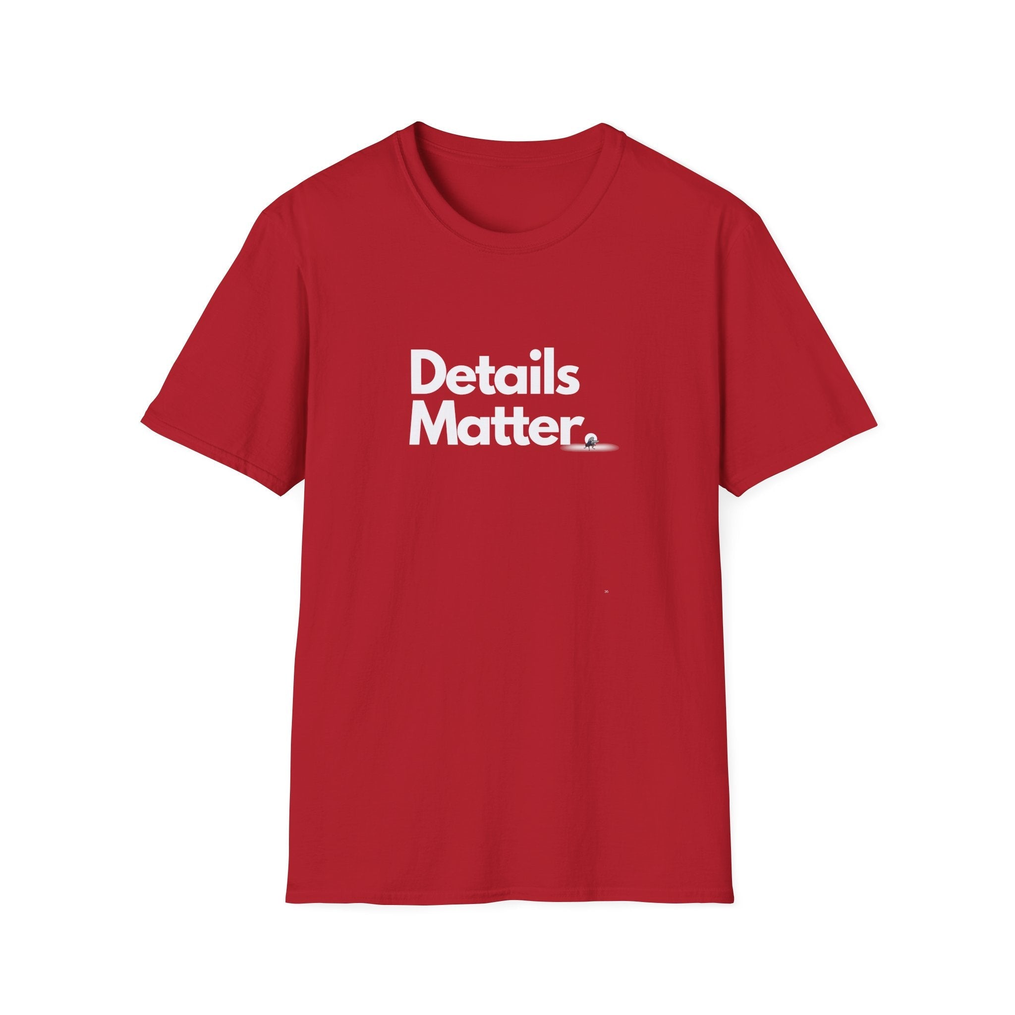 T-shirt Unisex DETAILS MATTER Stile Casual Moda