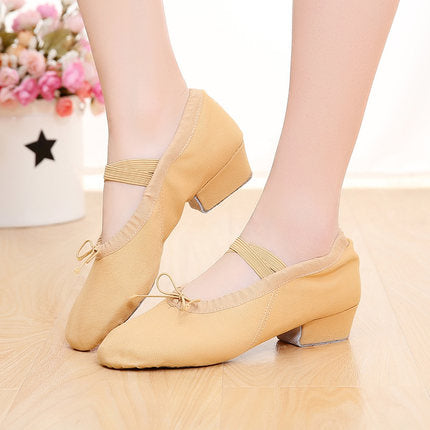 Scarpe da Ballo Jazz in Tela Morbida