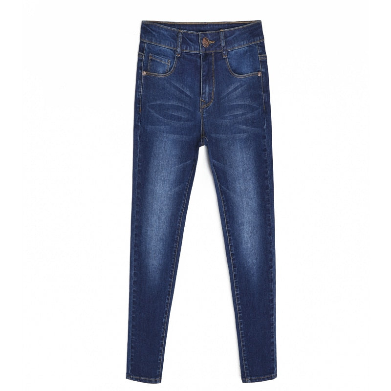 Jeans Skinny in Denim da Donna