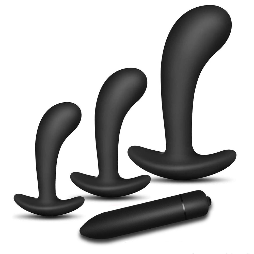 Set 3 Plug Anali Vibranti in Silicone