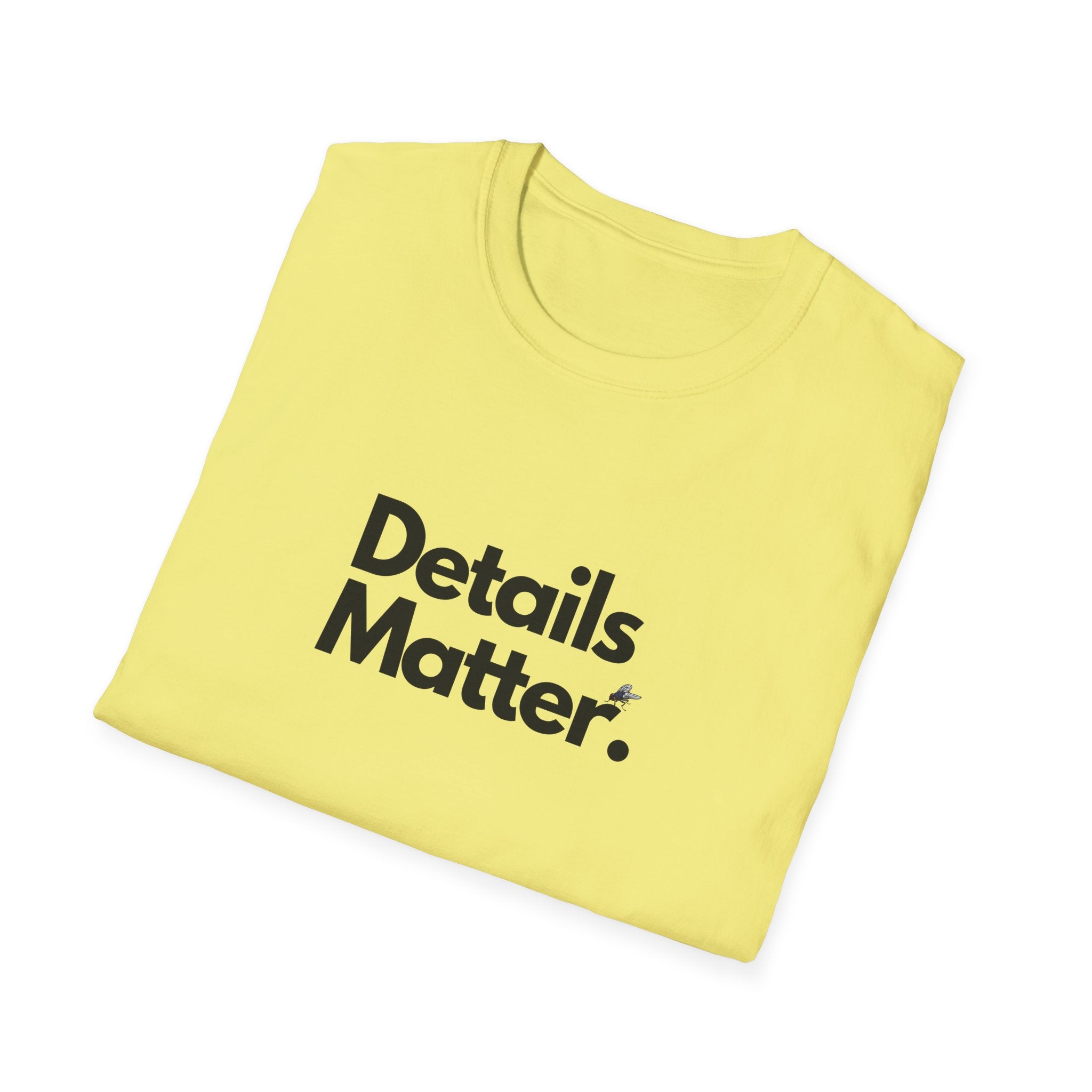 T-shirt Unisex DETAILS MATTER Stile Casual Moda