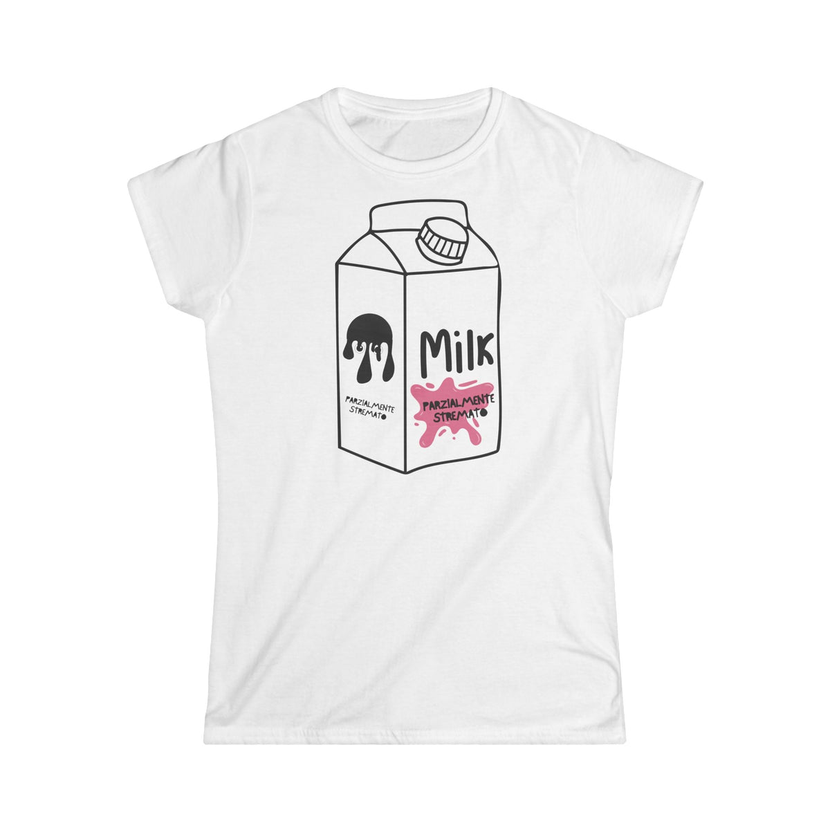 T-shirt Donna PARZIALMENTE STREMATO Stile Casual