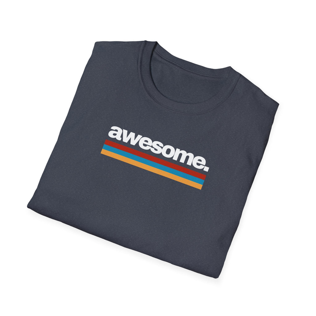 T-shirt Unisex AWESOME Stile Casual Moda