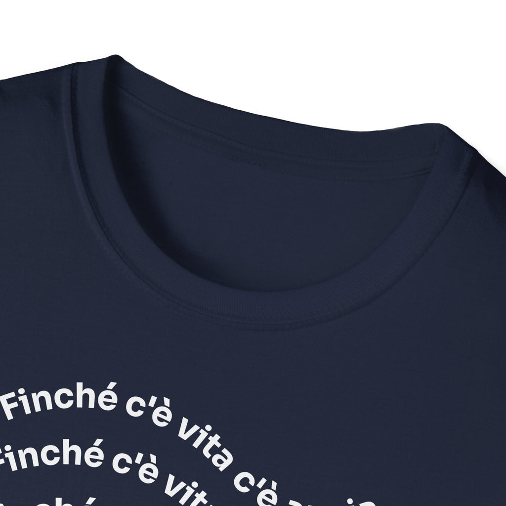 T-shirt Unisex C È ANSIA Stile Casual Moda