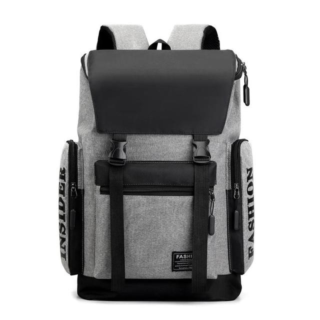Zaino da Viaggio Multi-Scomparto con Porta USB da Uomo