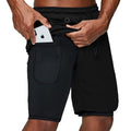Pantaloncini da Running Uomo con Tasca Nascosta
