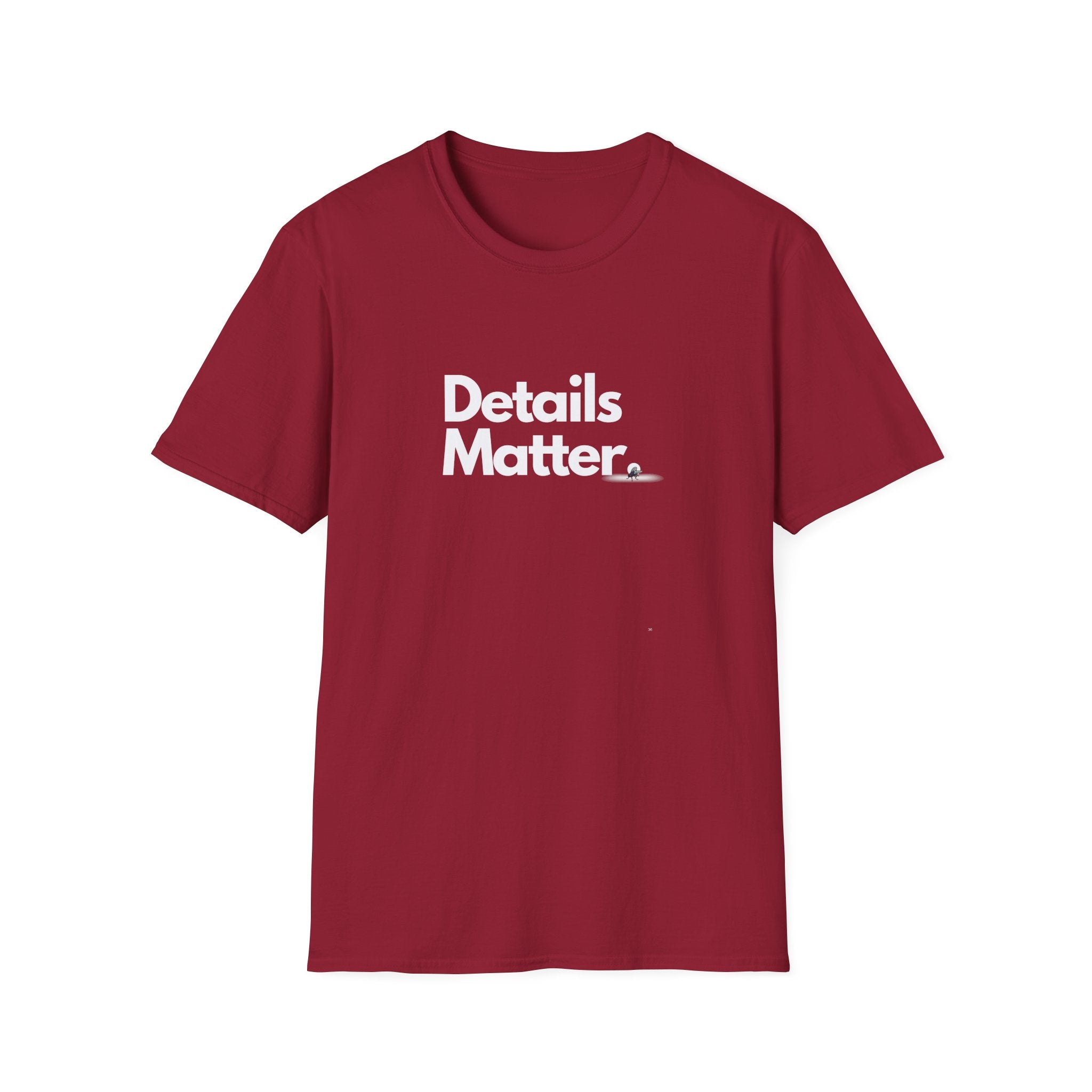 T-shirt Unisex DETAILS MATTER Stile Casual Moda