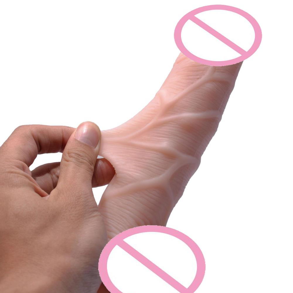 Cute Realistic Ergonomic Flexible Silicone Dildo