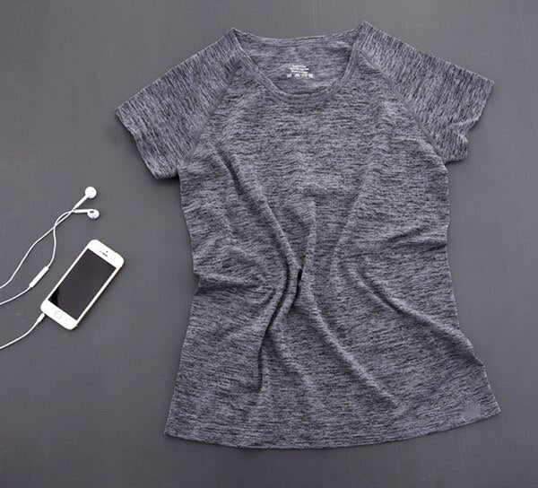 Women Yoga Short Sleeved Tops