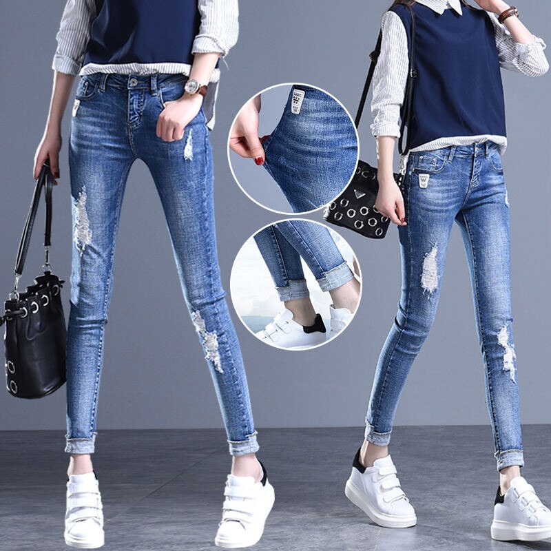 Jeans Elasticizzati Fashion da Donna