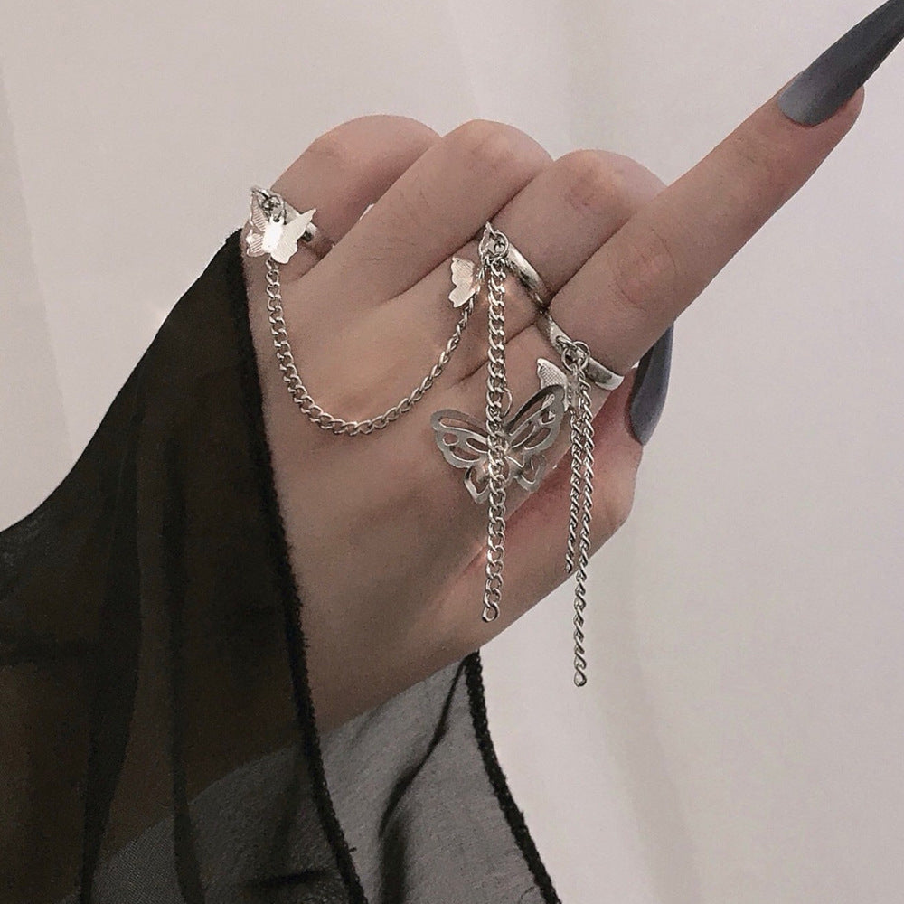 Bracciale Farfalla Aesthetic con Anello