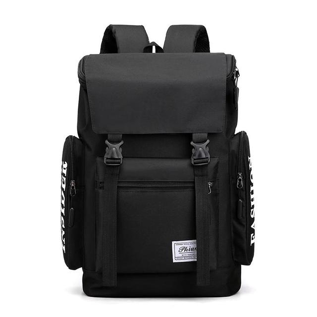 Zaino da Viaggio Multi-Scomparto con Porta USB da Uomo