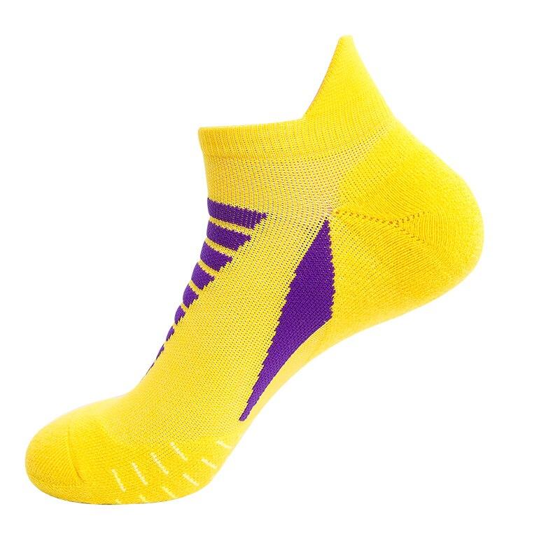 Calzini Sportivi alla Caviglia a Righe Coolmax da Uomo