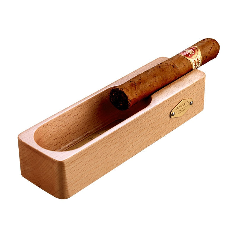 Posacenere per Sigari in Legno Massello
