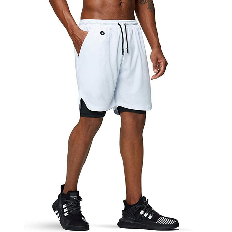 Pantaloncini da Running Uomo con Tasca Nascosta