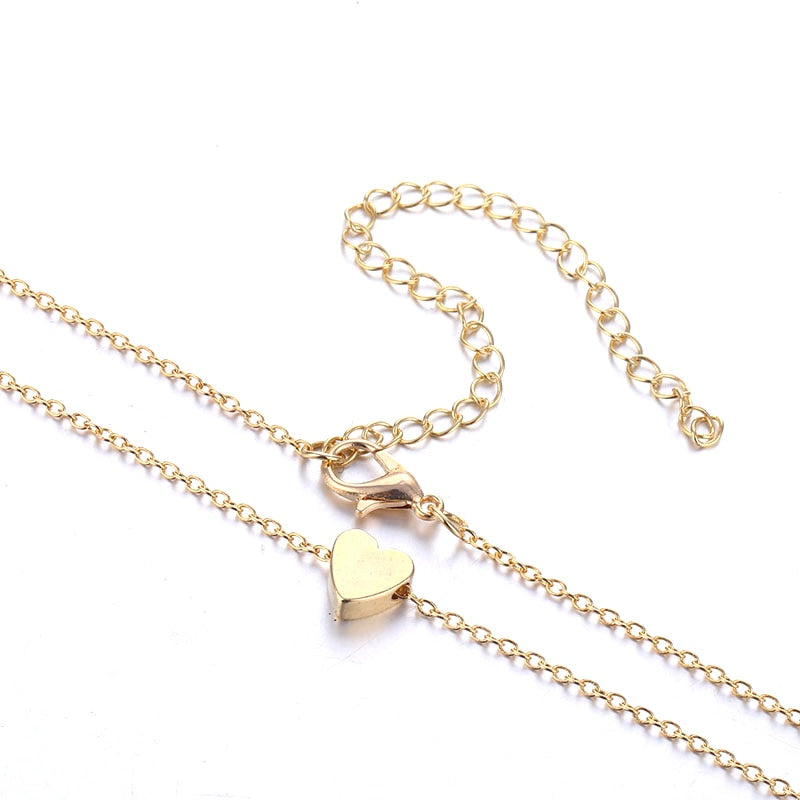 Collana con Ciondolo a Forma di Cuore da Donna
