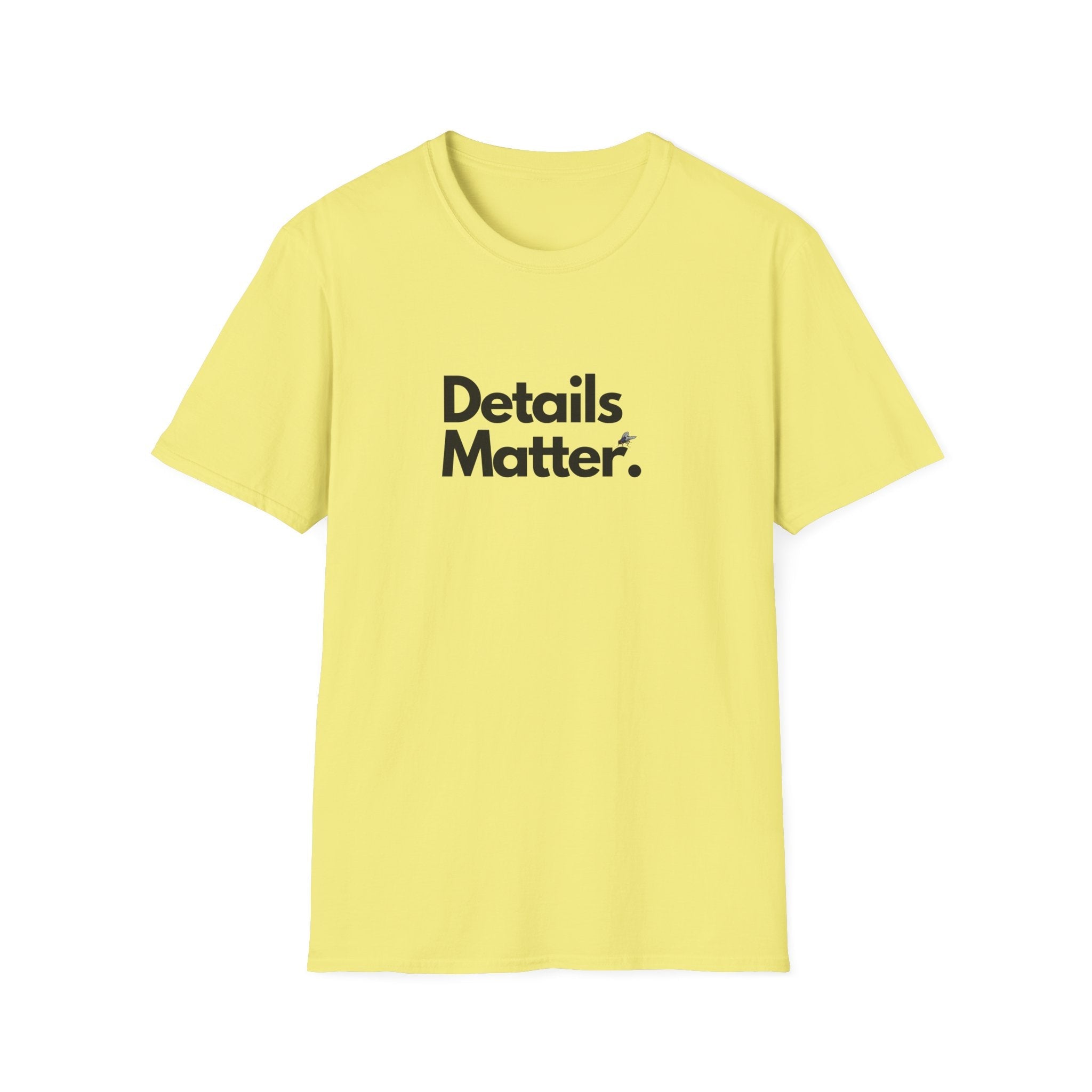 T-shirt Unisex DETAILS MATTER Stile Casual Moda