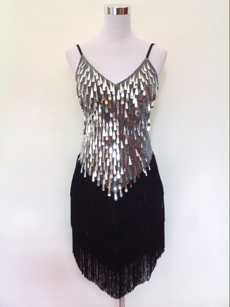 Miniabito Flapper Lucido da Donna