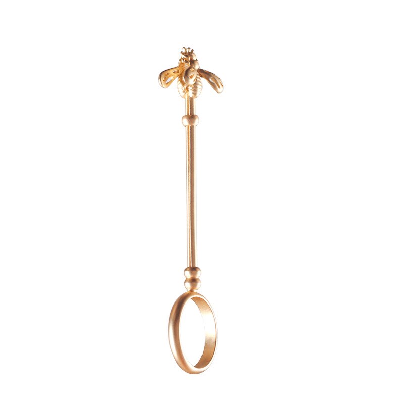 Portasigaretta ad Anello a Forma di Ape da Donna in Ottone