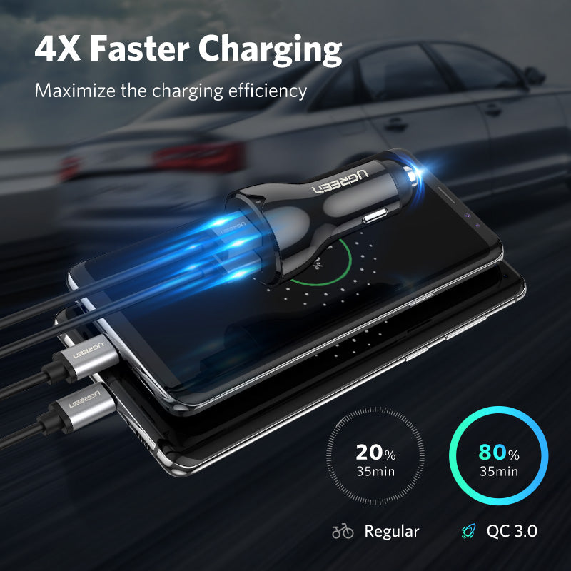 3.0 36 W Universal Car Charger for Phones