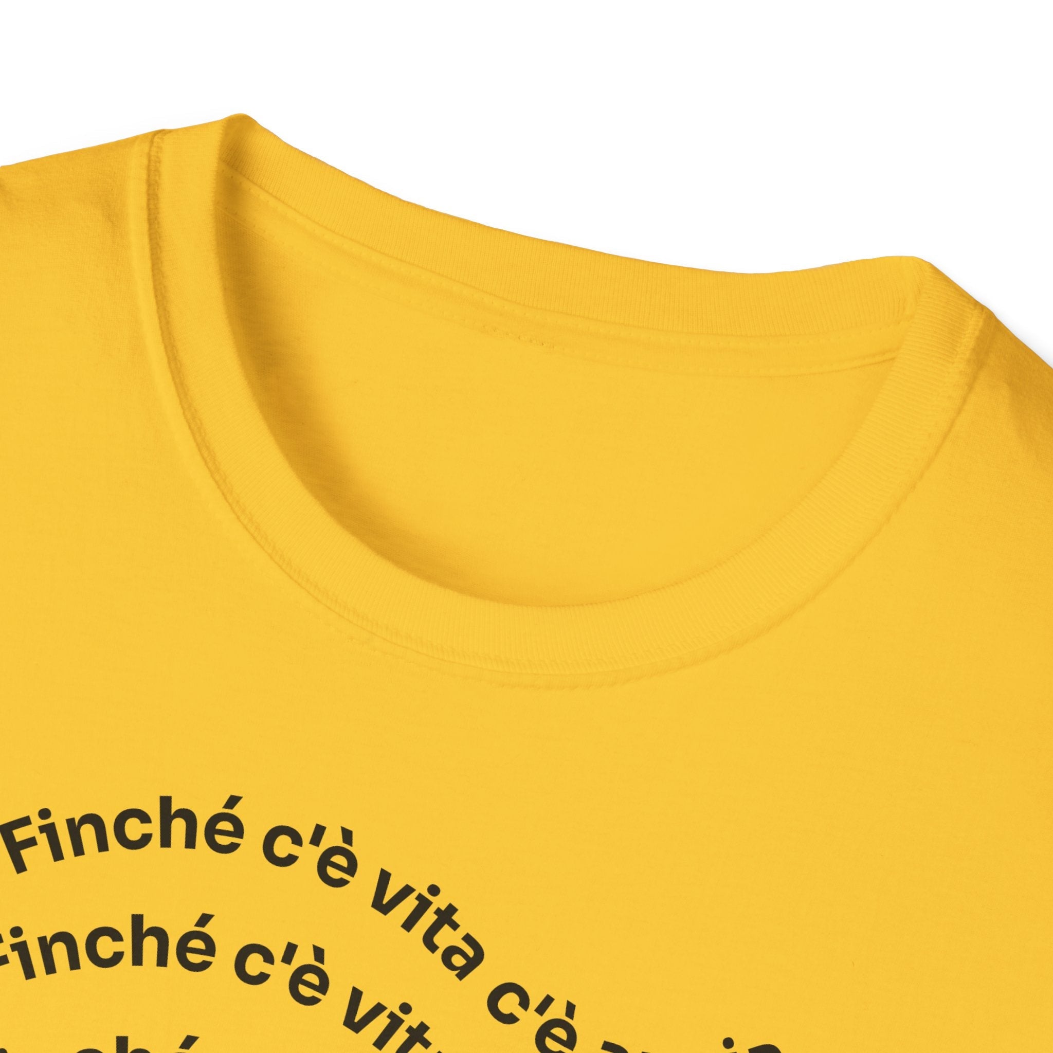 T-shirt Unisex C È ANSIA Stile Casual Moda
