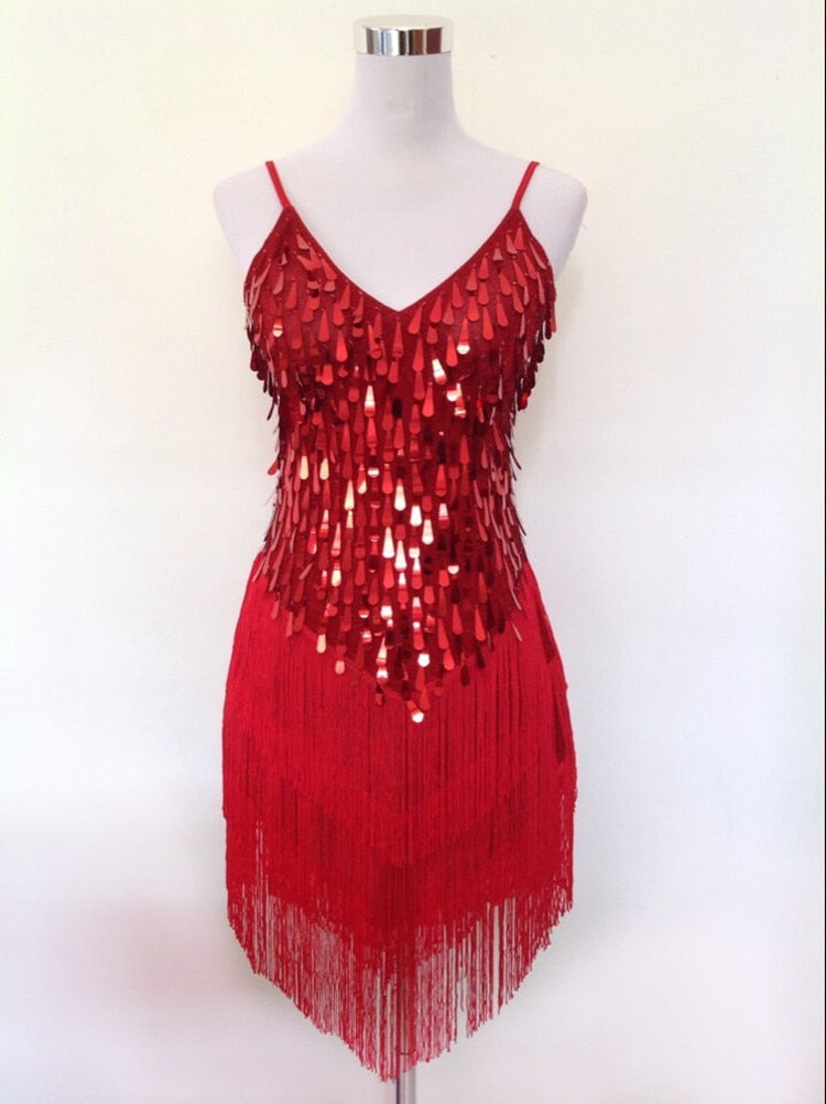 Miniabito Flapper Lucido da Donna