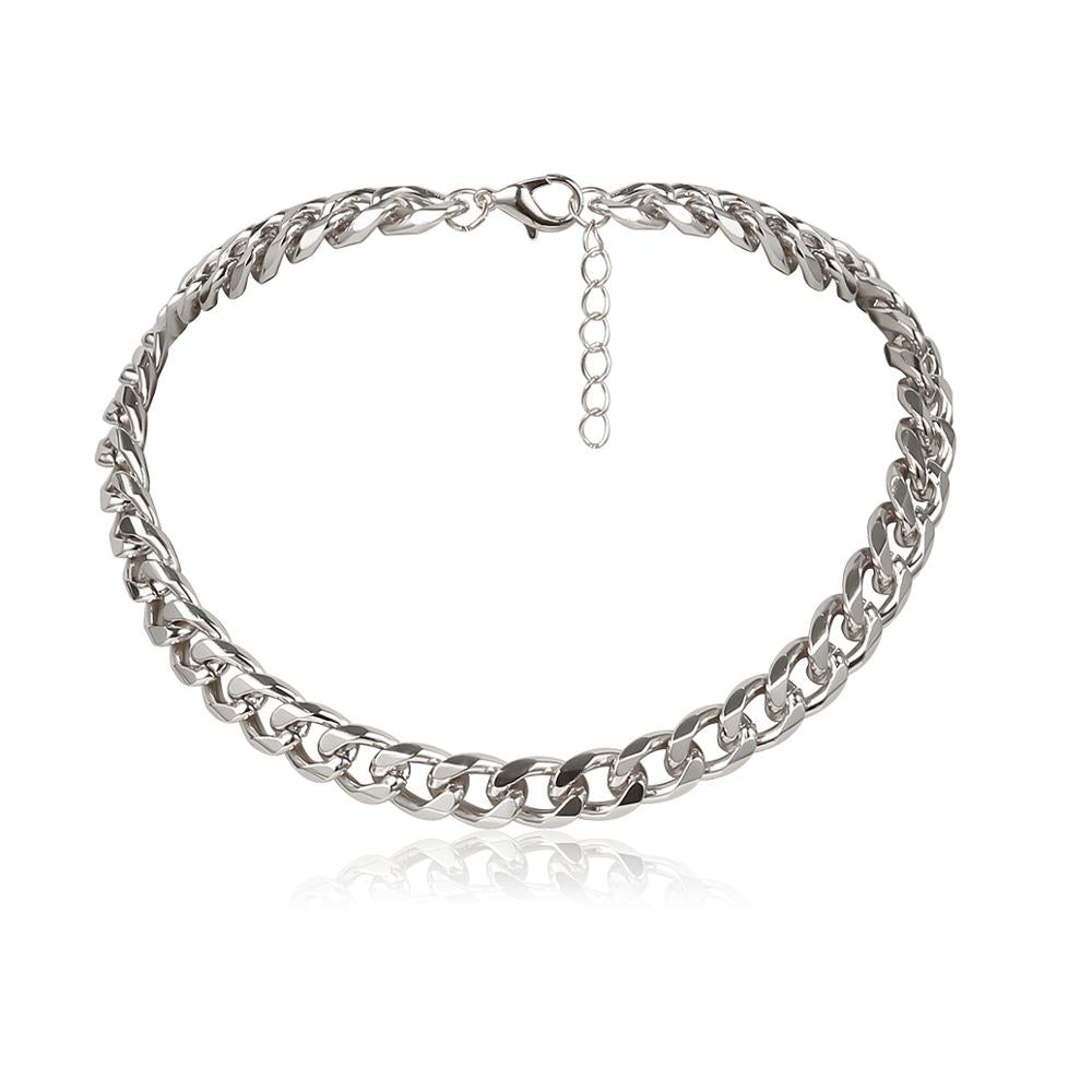 Collana Choker Punk con Lucchetto da Donna