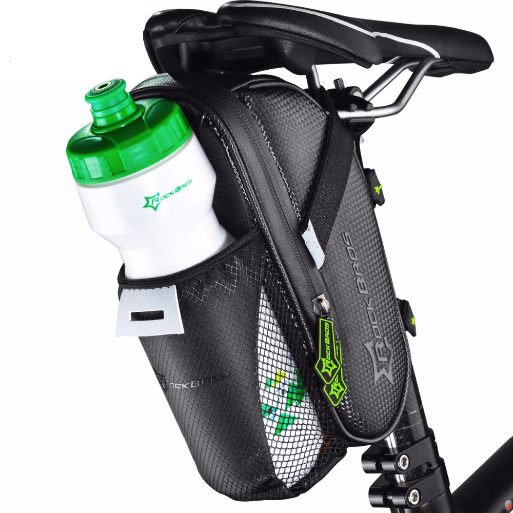 Black Nylon Bicycle Saddle Bag