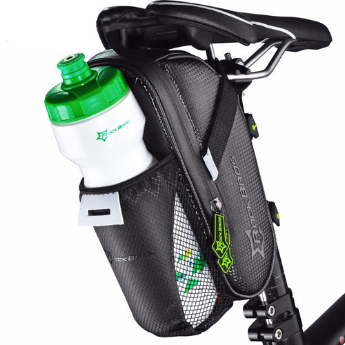 Black Nylon Bicycle Saddle Bag