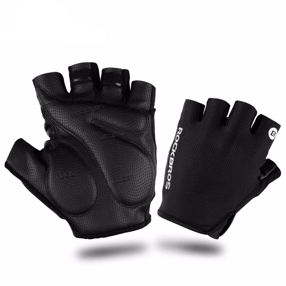 Guanti da Ciclismo Mezze Dita Antiurto Antiscivolo Unisex