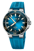 Oris Aquis Date Calibre 400 Uomo Swiss Made 41,5 mm Quadrante Blu Acciaio Cinturino Caucciù Blu Vetro Zaffiro Antiriflesso Automatico Calibro 400 Data Riserva 120 Ore Diver 300m Ref. 01 400 7769 4125-07 4 22 75FC Full Set