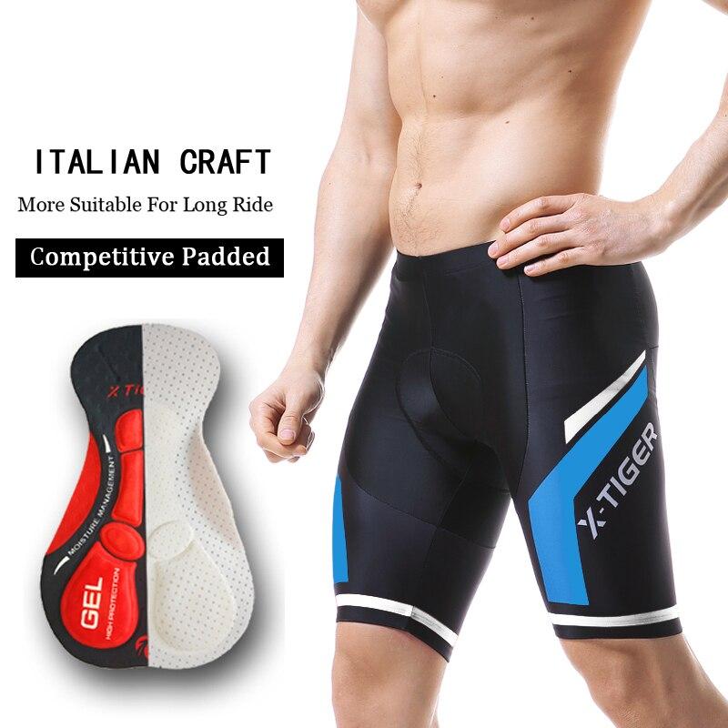 Pantaloncini da Ciclismo Professionali ad Asciugatura Rapida da Uomo