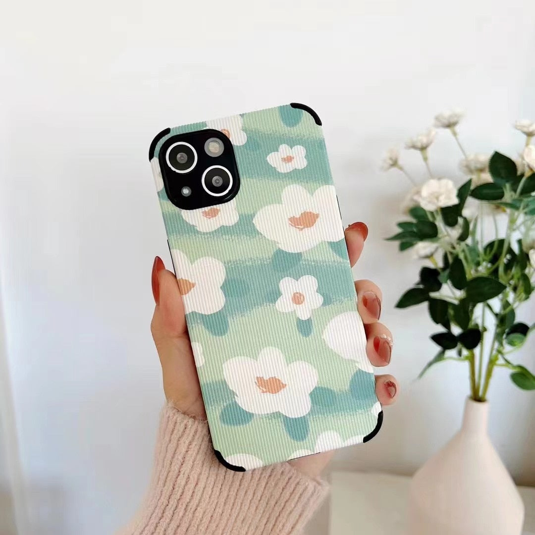 Cover iPhone con Stampa Floreale da Donna