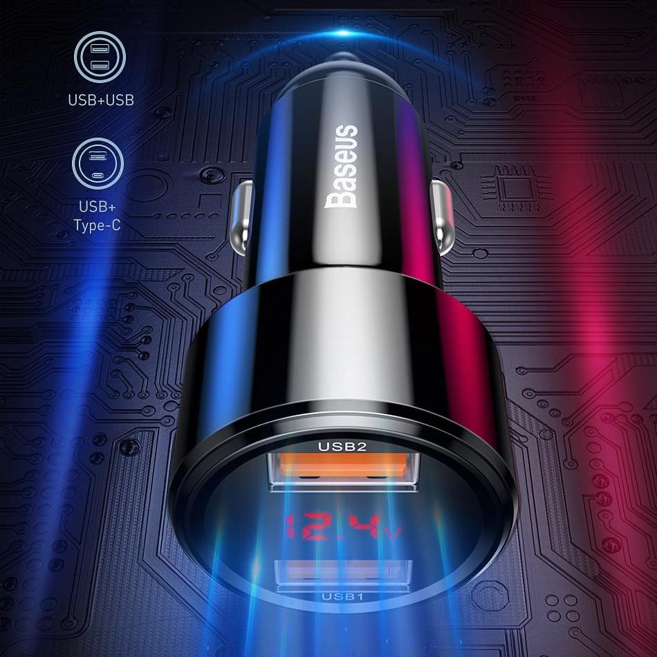 Caricatore Auto USB Ricarica Rapida 3.0