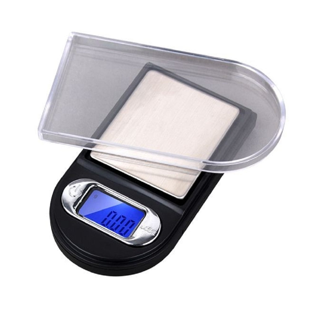 Bilancia Tascabile Elettronica in Metallo Portatile