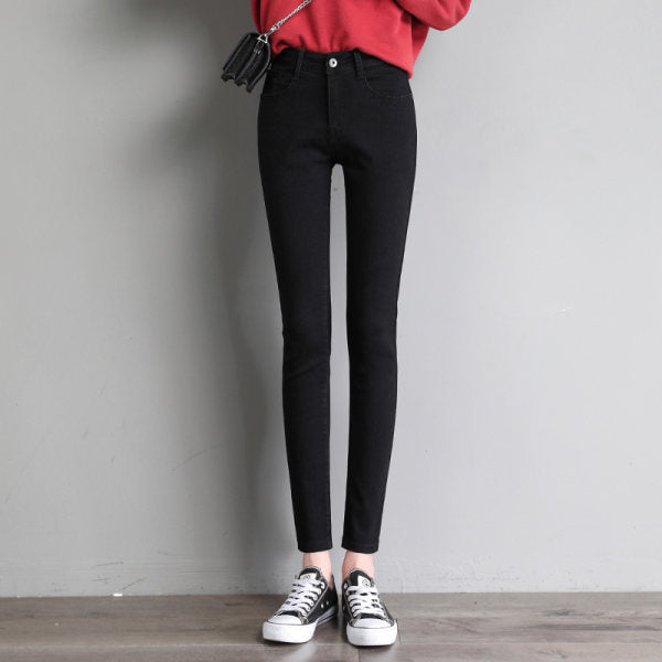 Jeans Skinny in Denim da Donna