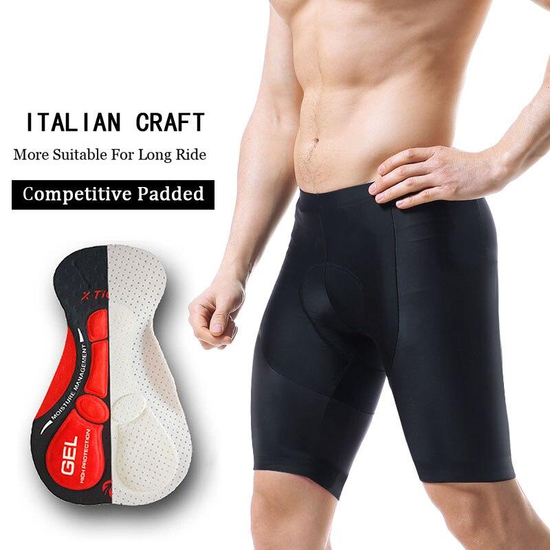 Pantaloncini da Ciclismo Professionali ad Asciugatura Rapida da Uomo