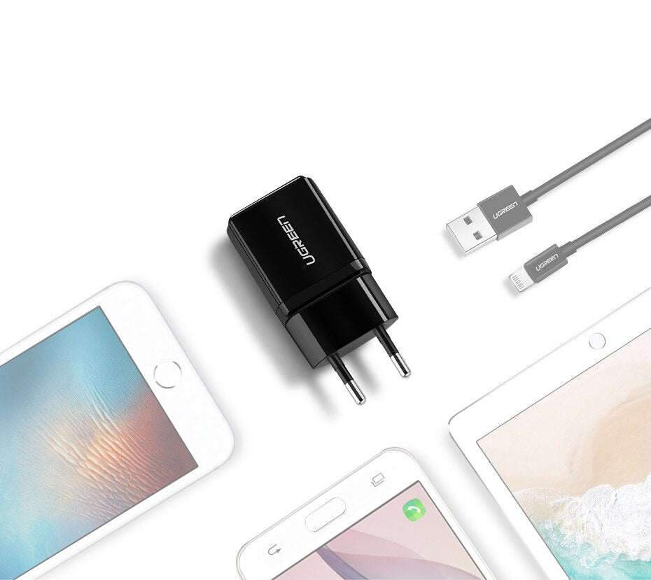 Caricatore USB da Muro Compatto 5V 2.1A