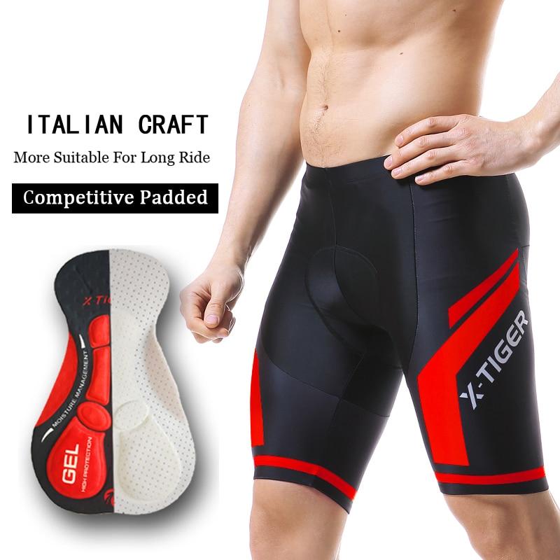 Pantaloncini da Ciclismo Professionali ad Asciugatura Rapida da Uomo