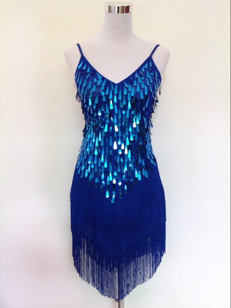 Miniabito Flapper Lucido da Donna